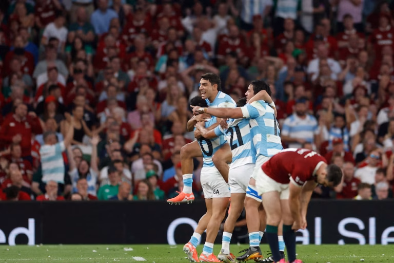 Los Pumas logran una victoria histórica 28-24 ante los British & Irish Lions en Dublín