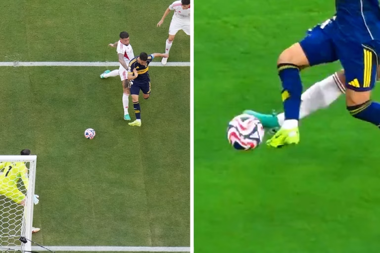 El curioso detalle en el primer gol de Boca contra Benfica: ¿Otamendi marcó en propia puerta?