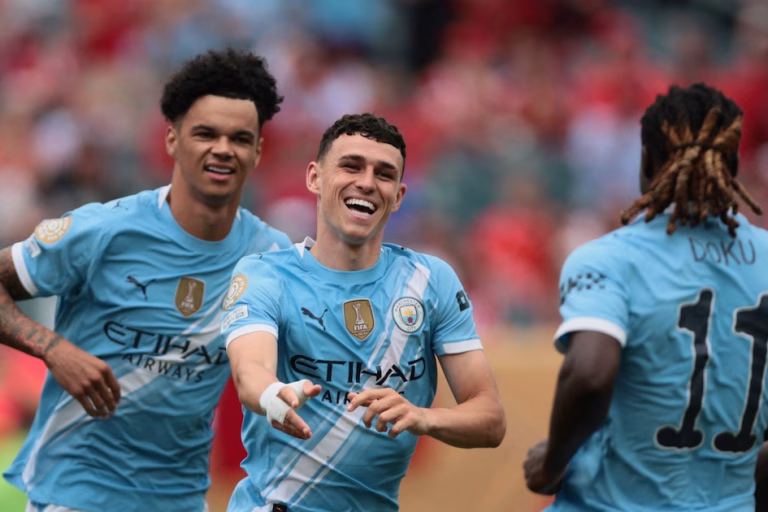 Manchester City inicia su camino en el Mundial de Clubes con victoria de 2-0 sobre el Wydad de Marruecos