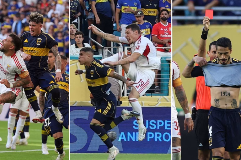Polémicas en Boca-Benfica: un penal, tres expulsados y un arbitraje cuestionado en el Mundial de Clubes