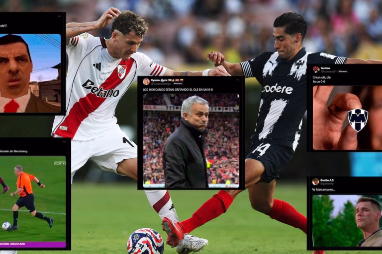 Memes destacados del empate de River Plate en el Mundial de Clubes con el “ole” de los seguidores de Monterrey