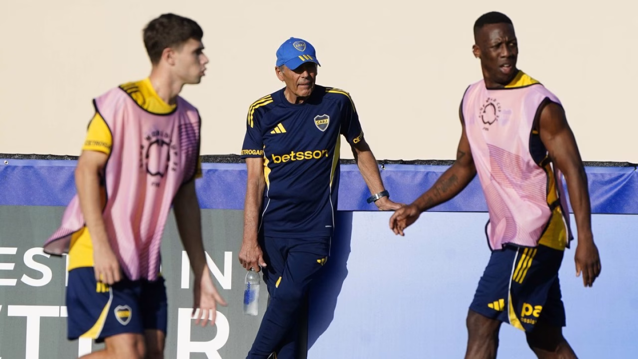 Russo se siente optimista tras la práctica en Boca y revela pistas sobre el posible 11 titular