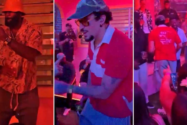 LeBron James roba miradas en recital de Bad Bunny con sus pasos de baile virales y la ovación del público