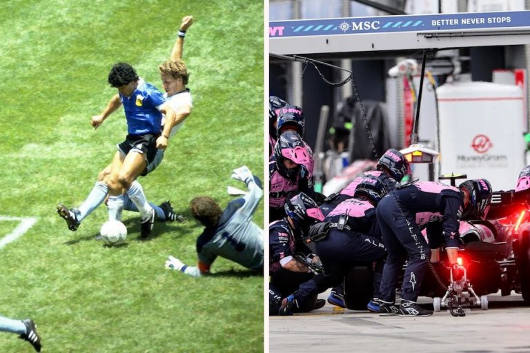 El icónico gol de Maradona supera en velocidad a las paradas de Colapinto en el GP de Hungría con Alpine