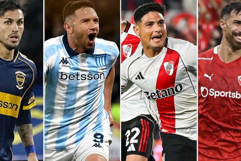 Sábado de clásicos: probables formaciones para Boca Juniors-Racing e Independiente-River Plate en el Torneo Clausura