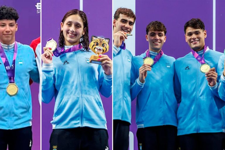 Oros en una increíble jornada de los Panamericanos Junior: de los récords en natación al título en ciclismo. Agostina Hein logró su tercera dorada y la posta masculina superó a Brasil. Santiago Gruñeiro dio el golpe en la prueba Ómnium