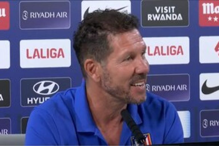Simeone elogia a periodista embarazada en una entrevista: “Atravesando el mejor momento de una mujer”