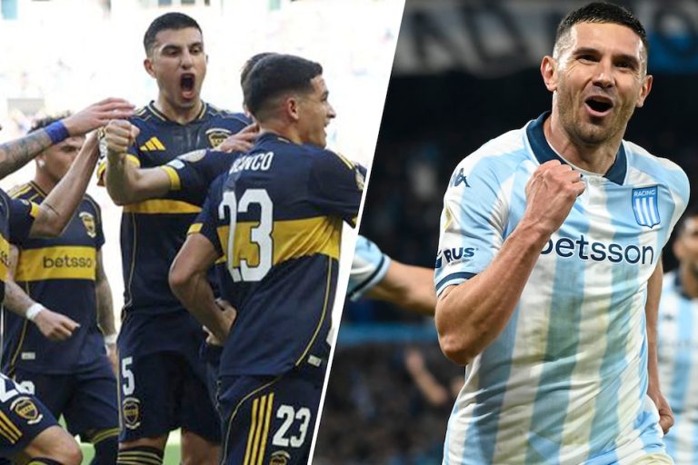 Boca Juniors busca romper la mala racha ante Racing: hora, TV y formaciones del crucial duelo en La Bombonera