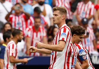 El jugador del Atlético de