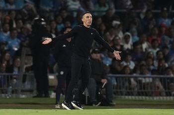 El entrenador Vicente Sánchez de