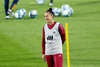 La jugadora de la selección