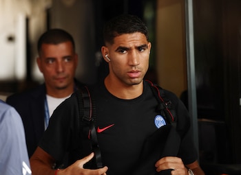 El jugador del PSG Achraf