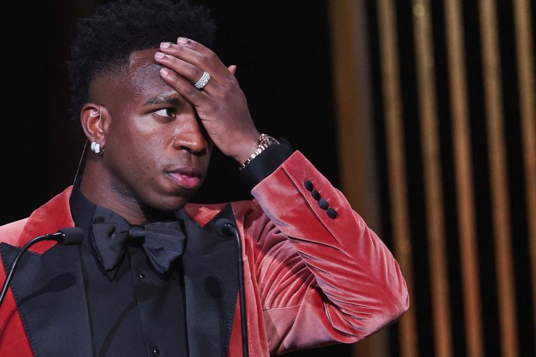 El mal trago de Vinicius: de ser el segundo en 2024 a caer al puesto 16 en el Balón de Oro 2025