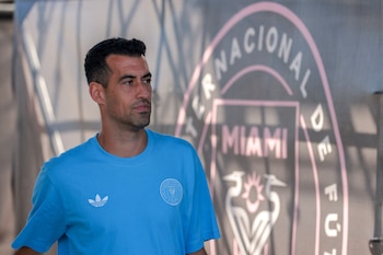 Sergio Busquets con el Inter