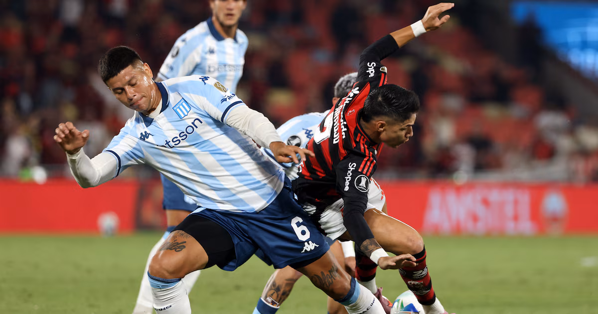 Se retrasó el arranque de Racing-Flamengo por demora del micro de Flamengo: arranca 21.50 y la Acadé va por la remontada en Avellaneda