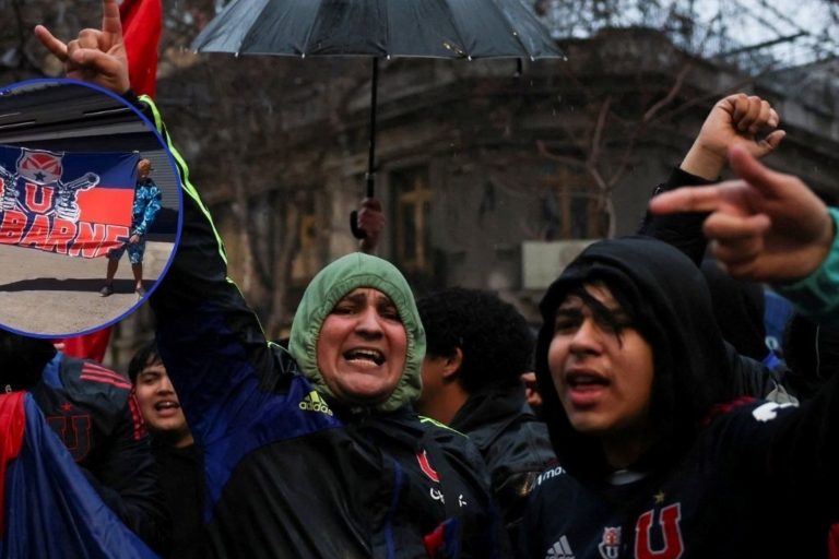 A pesar de que no podían entrar, los hinchas de la U de Chile se fueron a Argentina igual