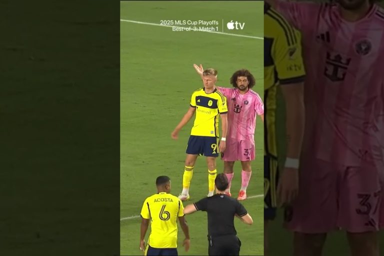 Video: ¡LE MIRÓ EL NOMBRE! De Paul canchereó y se ganó la amarilla | MLS on Apple | #Shorts