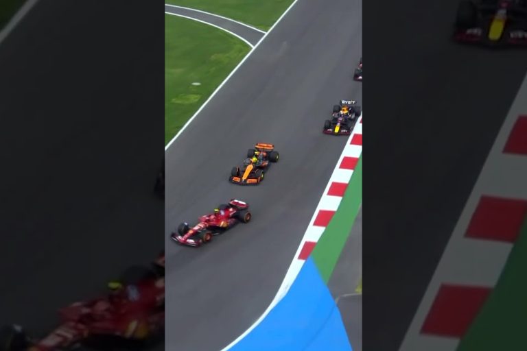 Video: ¡LA BATALLA ENTRE NORRIS Y VERSTAPPEN EN EL GP DE MÉXICO 2024! #Shorts