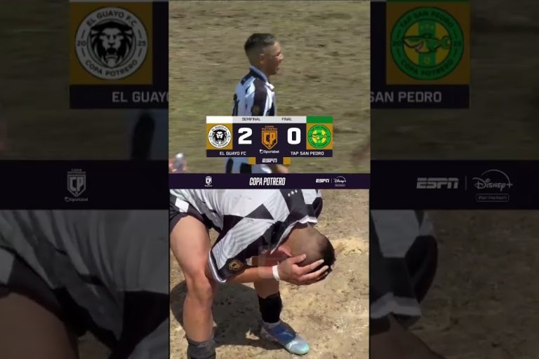 Video: ¡EL GUAYO FC ES FINALISTA! Así festejó en la Copa Potrero 2025 | #Shorts