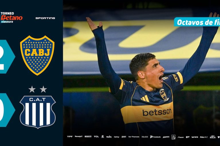 Video: BOCA 2 – 0 TALLERES | Resumen del partido | #TorneoBetano Clausura 2025