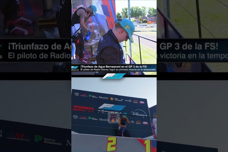 Video: ¡PERO SI ESTÁS IGUAL! Mati Cunial festejó a lo Lando Norris en la Fórmula S | #Shorts