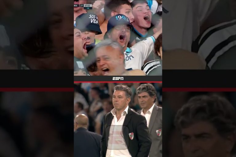 Video: NO LO PODÍA CREER: LA REACCIÓN DE GALLARDO AL 3-2 AGÓNICO DE RACING | #Shorts