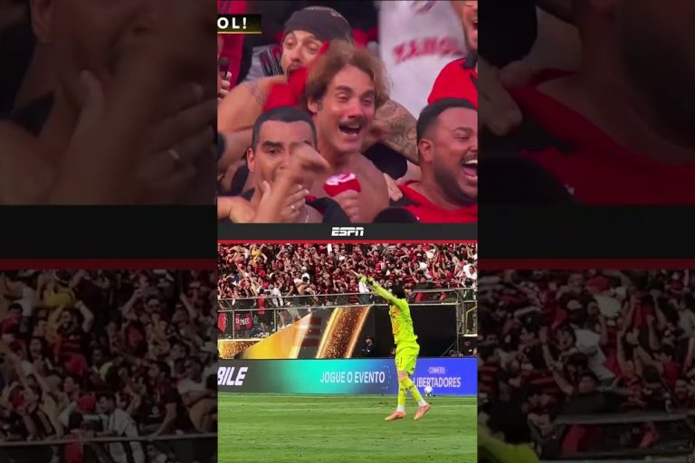 Video: ¡LOCURA TOTAL DE ROSSI EN EL GOL DE FLAMENGO! #Shorts