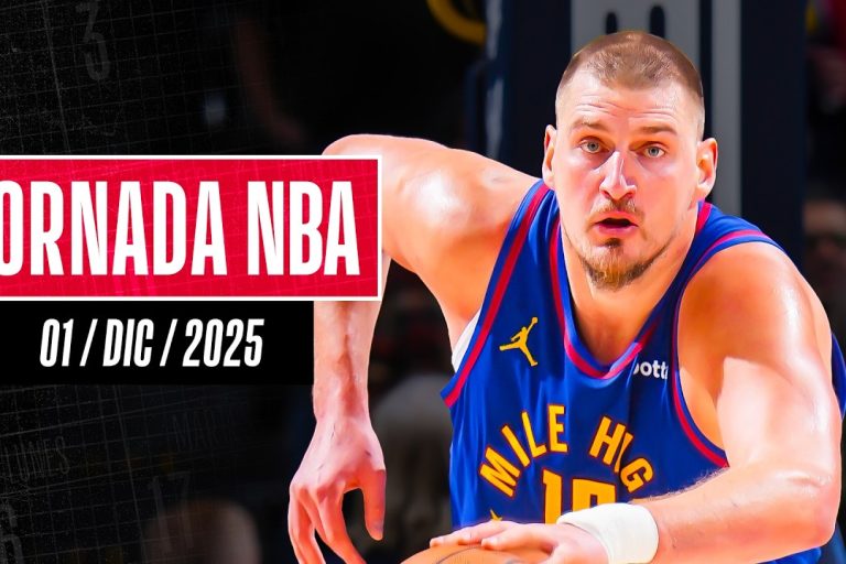 Video: ¡ASOMBROSO triple-doble de Nikola Jokić! | Resultados Jornada NBA (1/dic/2025)